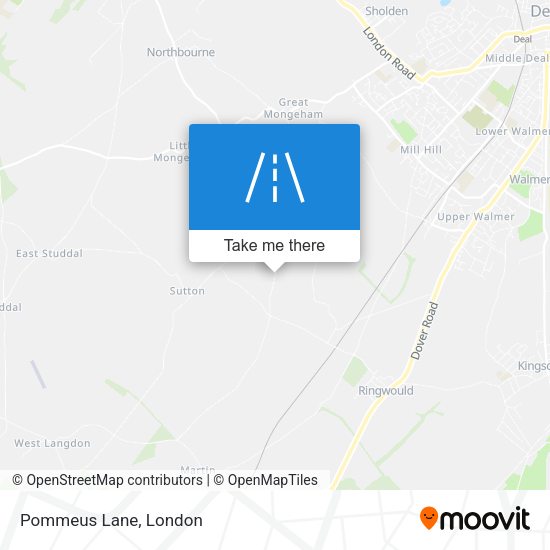 Pommeus Lane map