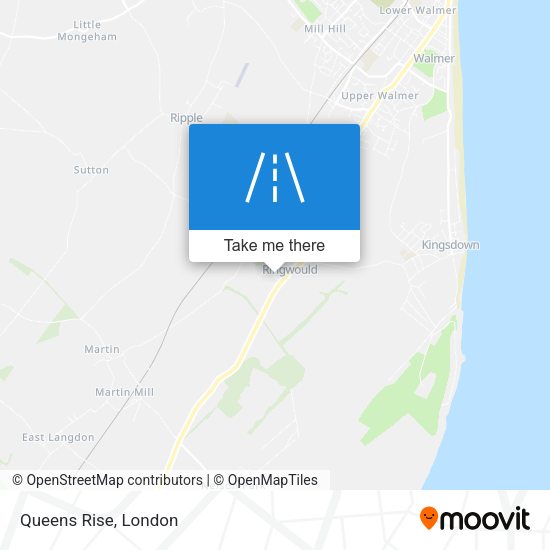 Queens Rise map