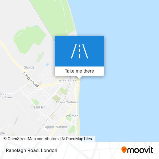 Ranelagh Road map