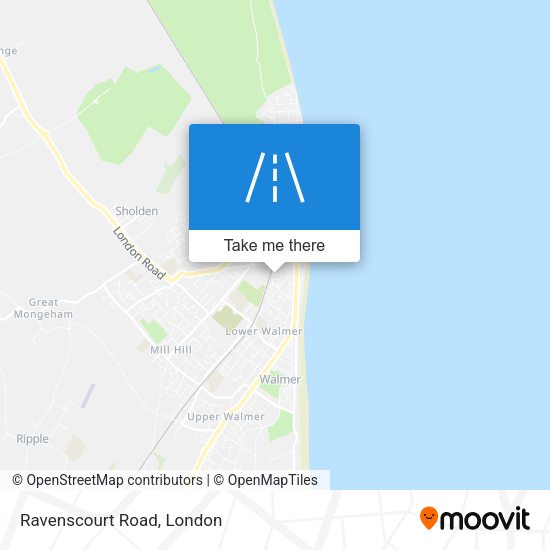 Ravenscourt Road map