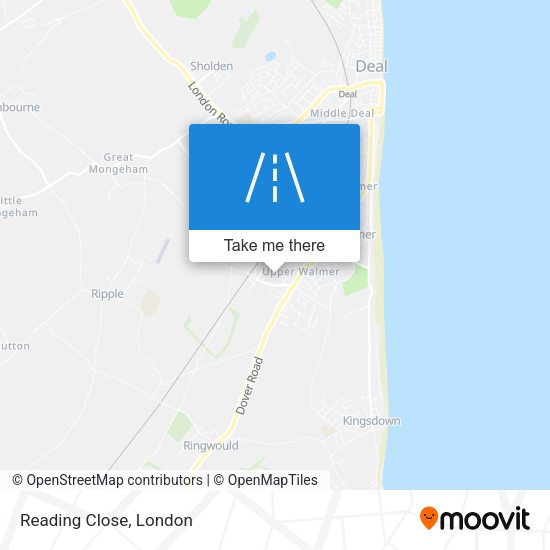 Reading Close map