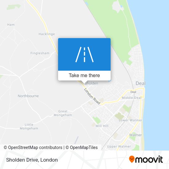 Sholden Drive map