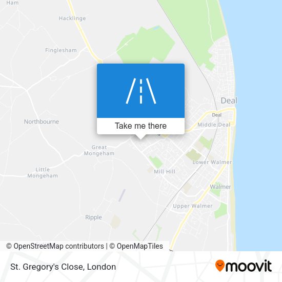St. Gregory's Close map
