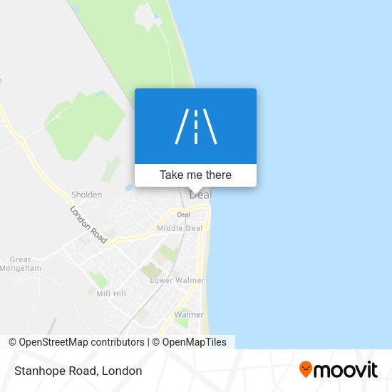 Stanhope Road map