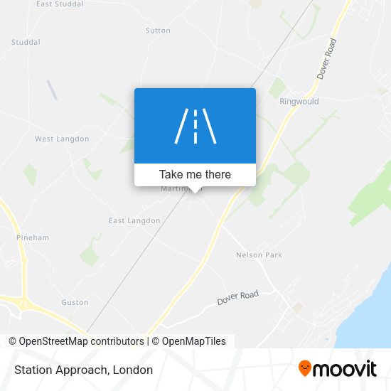 Station Approach map