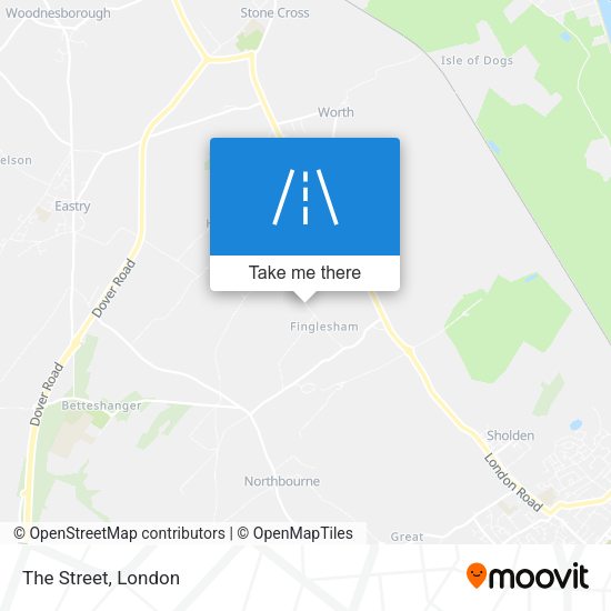 The Street map