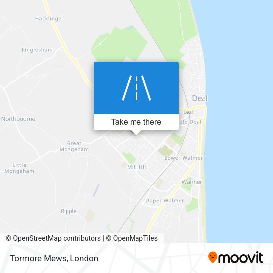 Tormore Mews map