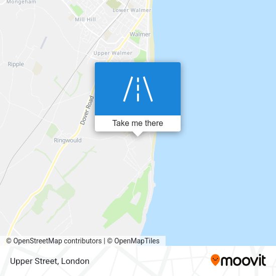 Upper Street map