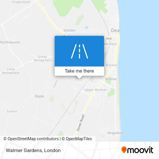 Walmer Gardens map