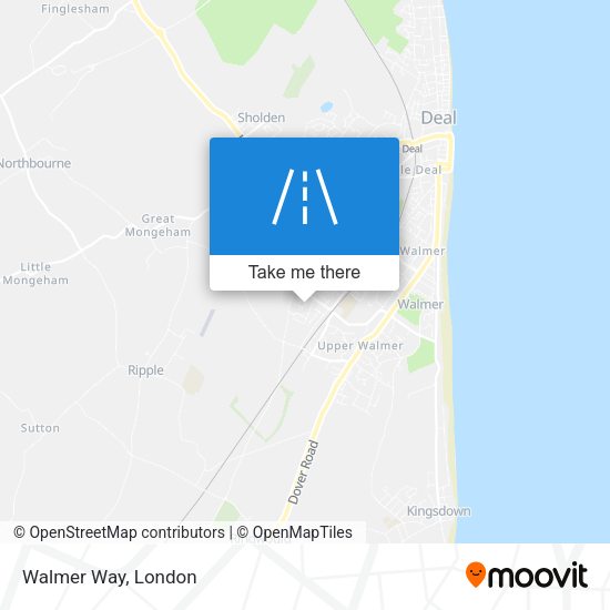 Walmer Way map