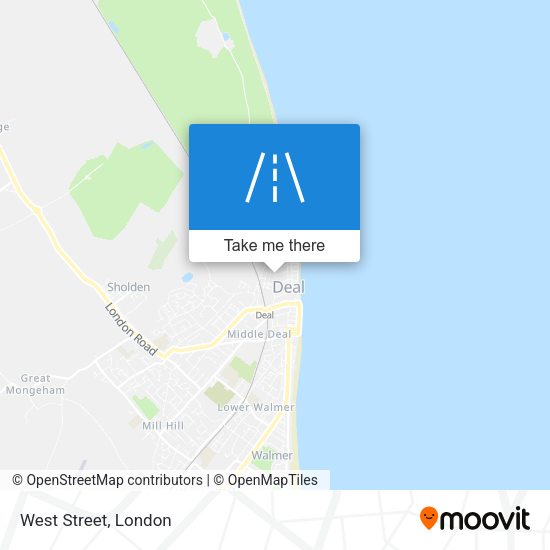 West Street map