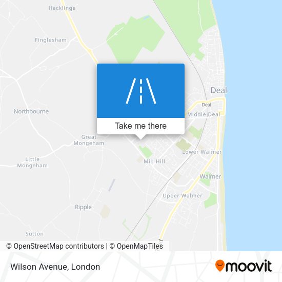 Wilson Avenue map