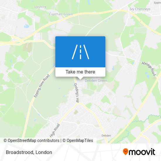 Broadstrood map