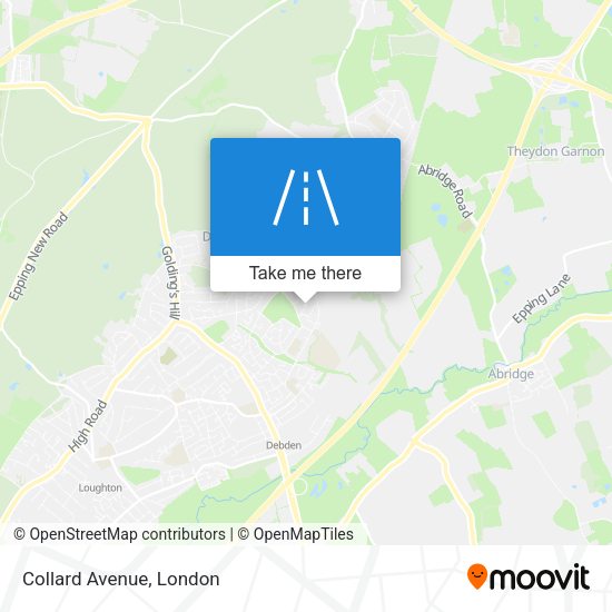 Collard Avenue map