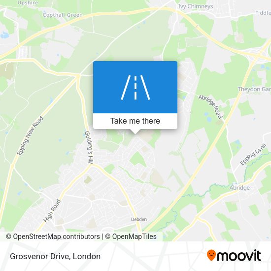 Grosvenor Drive map