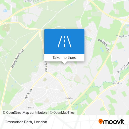 Grosvenor Path map