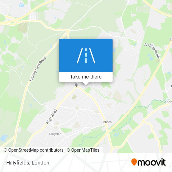 Hillyfields map
