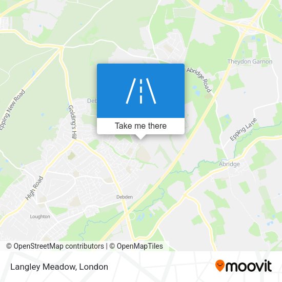 Langley Meadow map