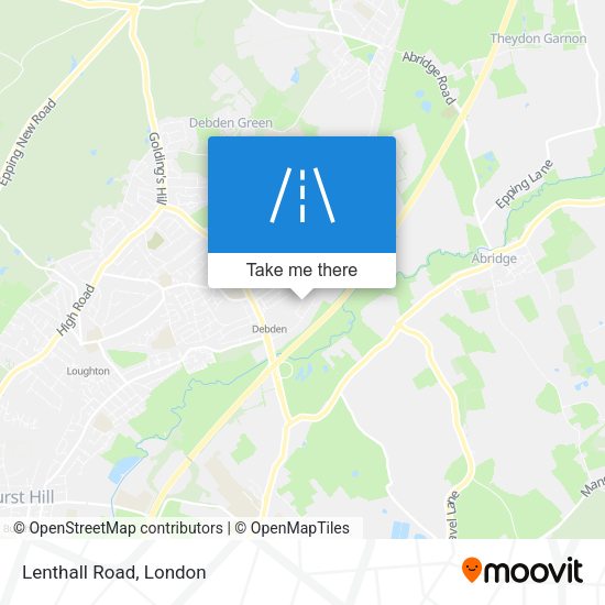 Lenthall Road map