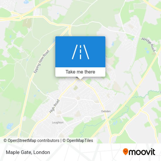 Maple Gate map