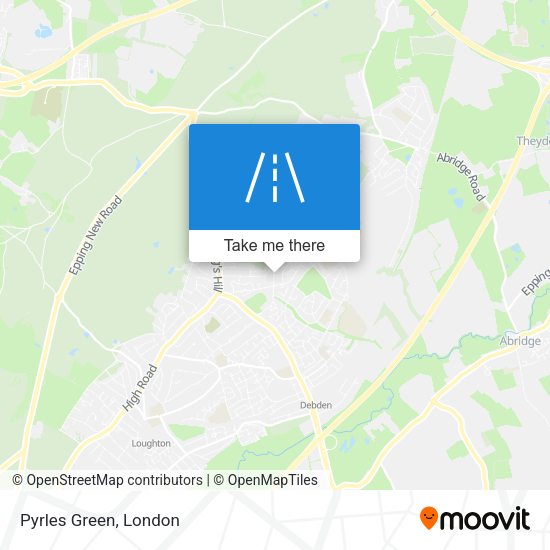 Pyrles Green map