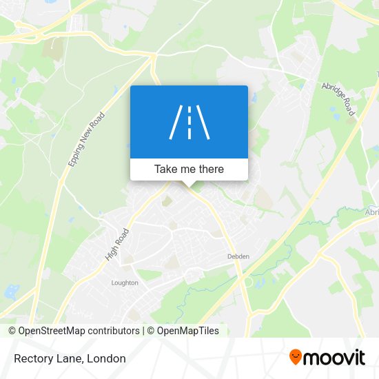 Rectory Lane map