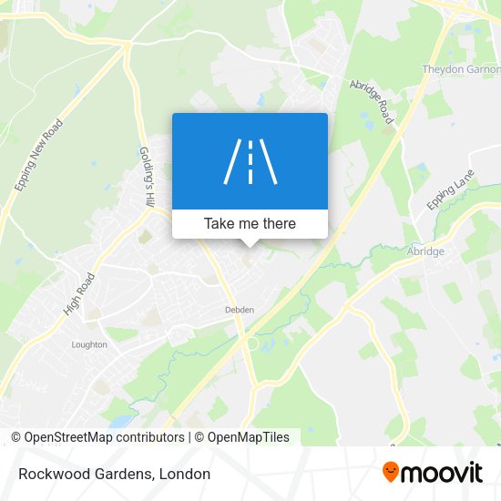 Rockwood Gardens map
