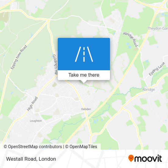 Westall Road map