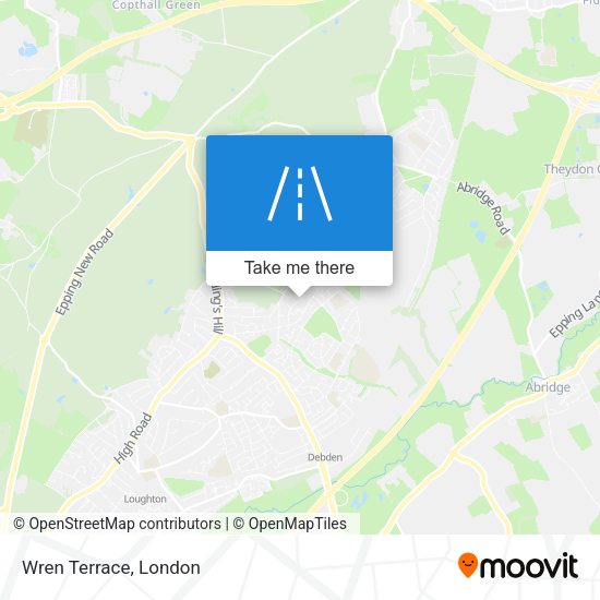 Wren Terrace map
