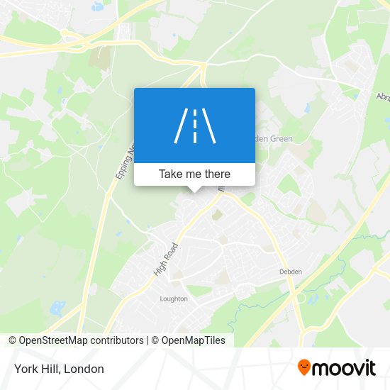 York Hill map