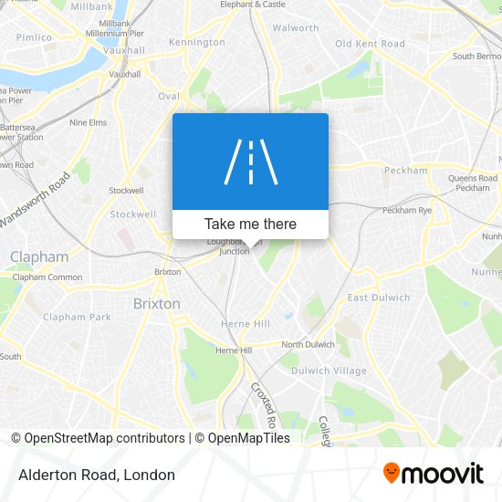 Alderton Road map
