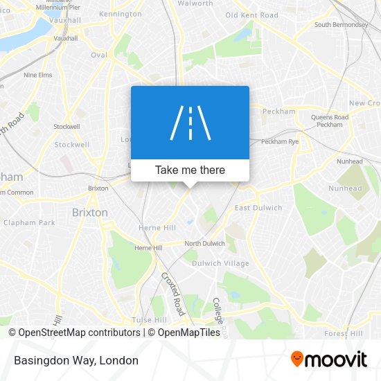 Basingdon Way map