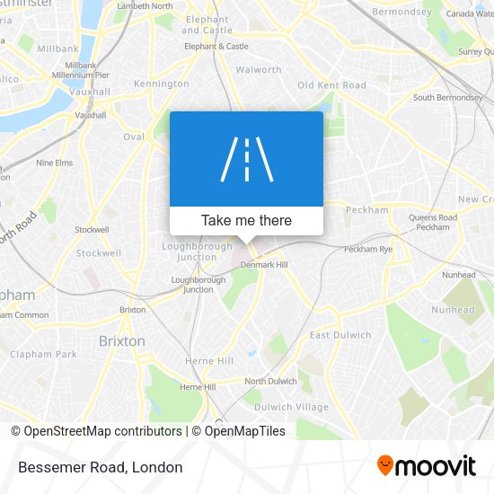 Bessemer Road map