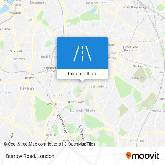 Burrow Road map