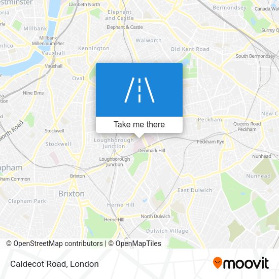 Caldecot Road map