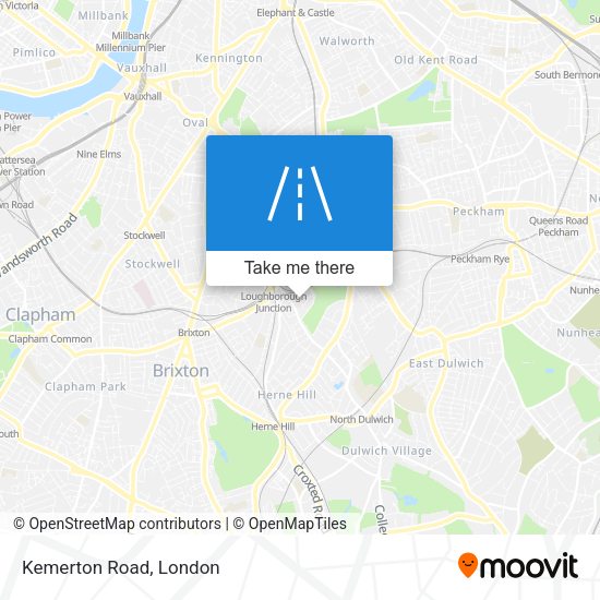 Kemerton Road map
