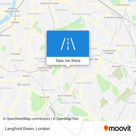 Langford Green map