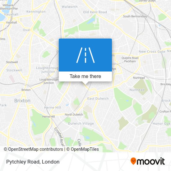 Pytchley Road map