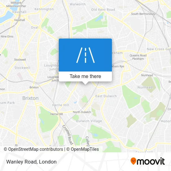 Wanley Road map