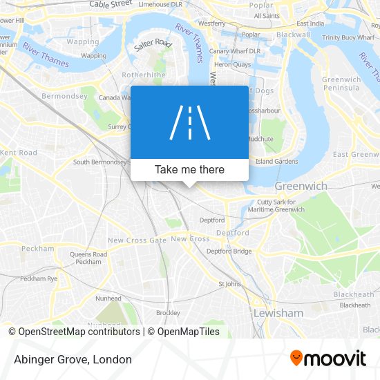 Abinger Grove map