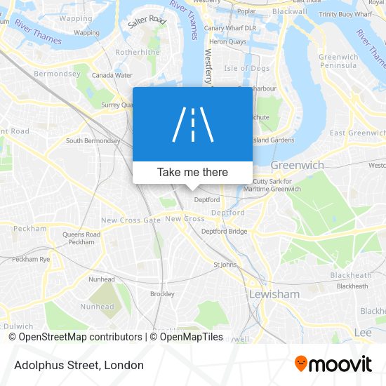 Adolphus Street map