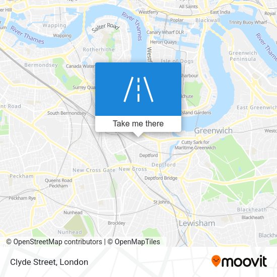 Clyde Street map
