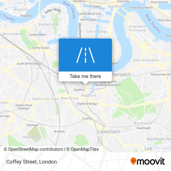 Coffey Street map