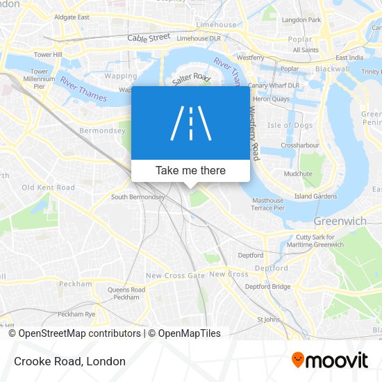 Crooke Road map