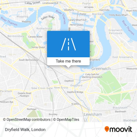 Dryfield Walk map