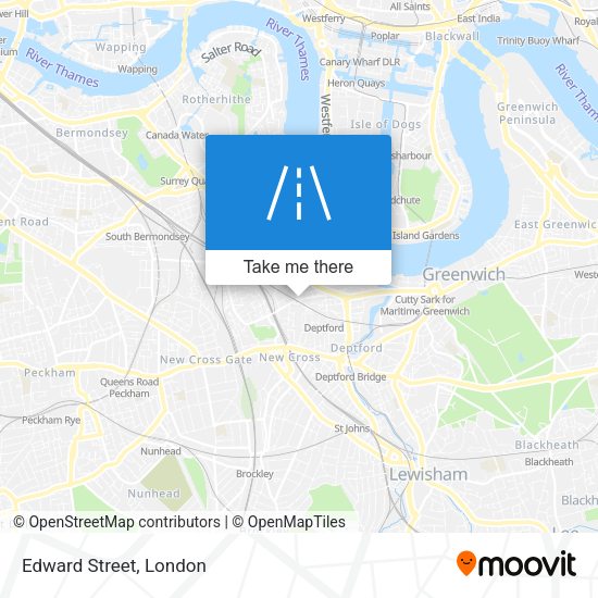 Edward Street map