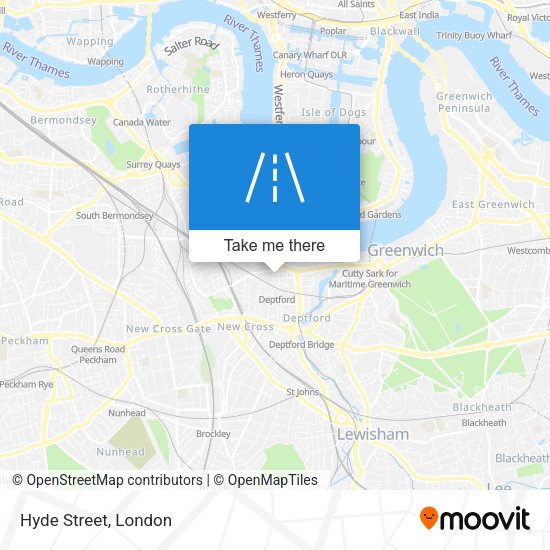 Hyde Street map