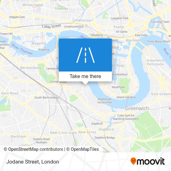 Jodane Street map