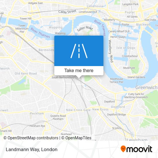 Landmann Way map
