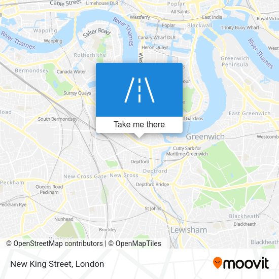 New King Street map